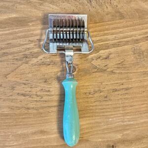 Acme Vintage Pasta Noodle Cutter Green Germany MGM Co Antique